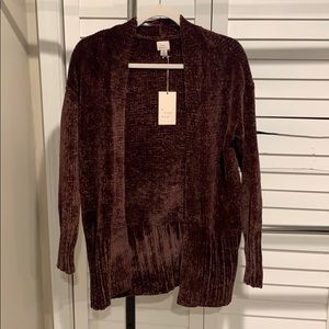Target Rib Knit Open Cardigan - Size XS (NWT)